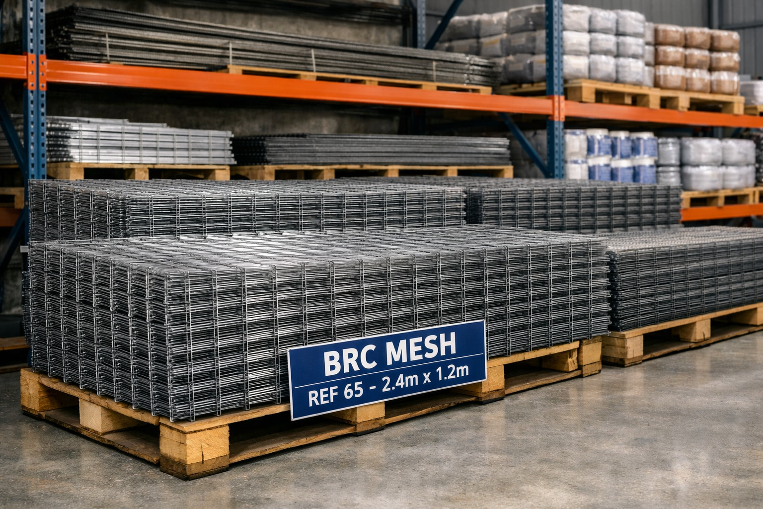 BRC Mesh (Ref 65, 2.4m × 1.2m)
