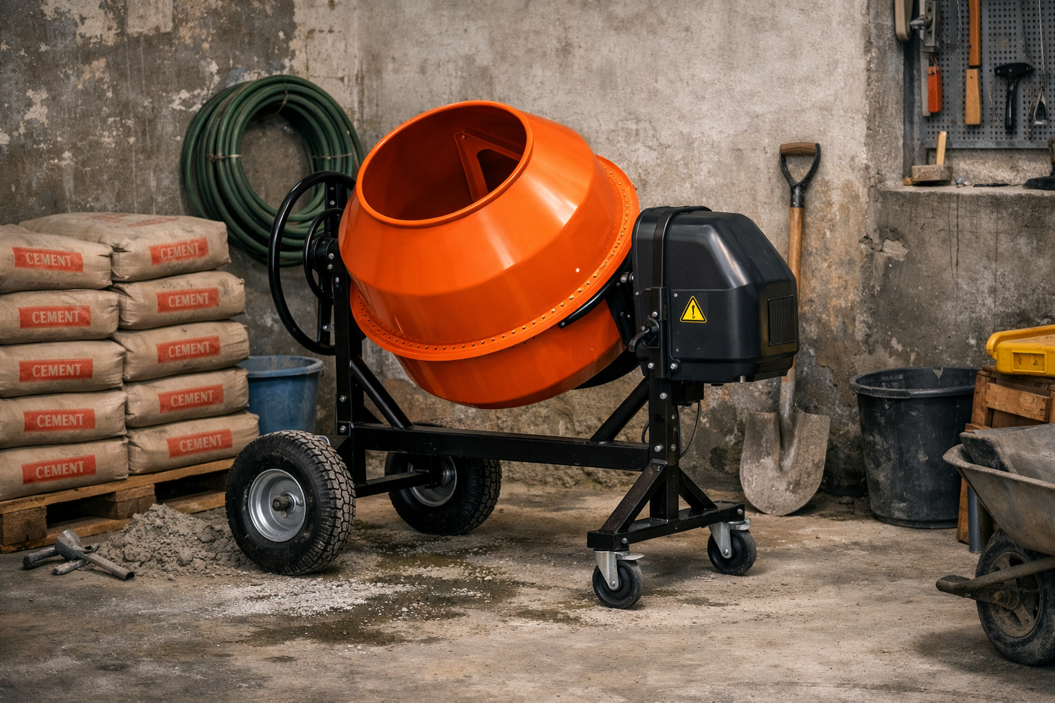 Concrete Mixer (400L) — Daily Rental