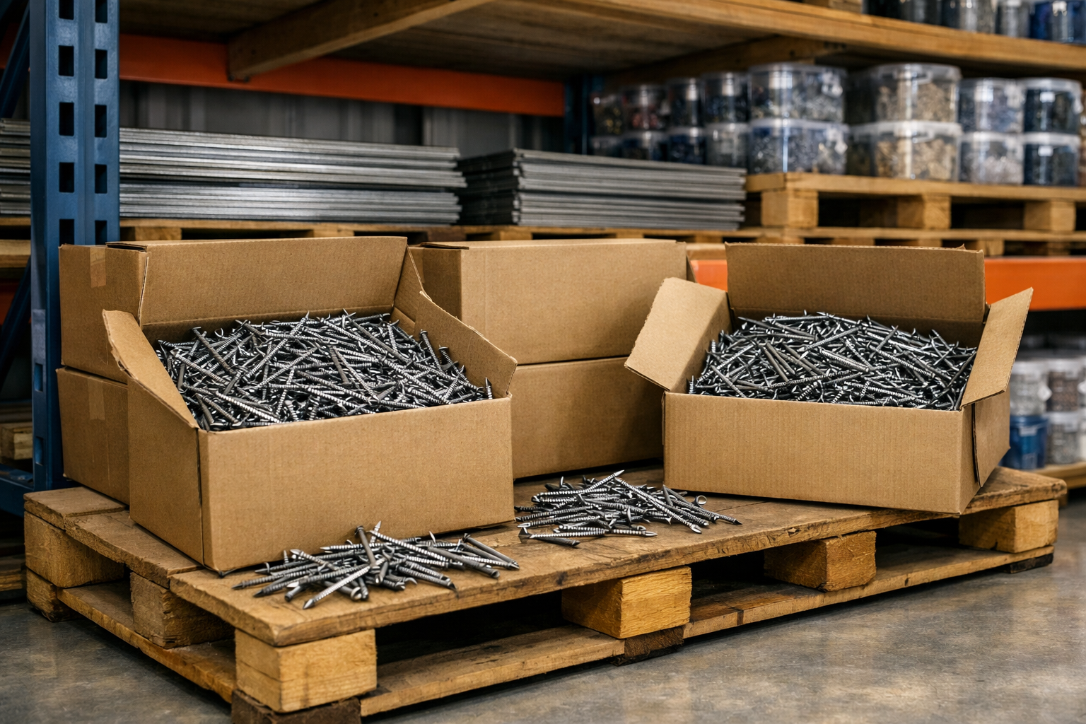 Construction Nails (4 inch, 25 kg box)